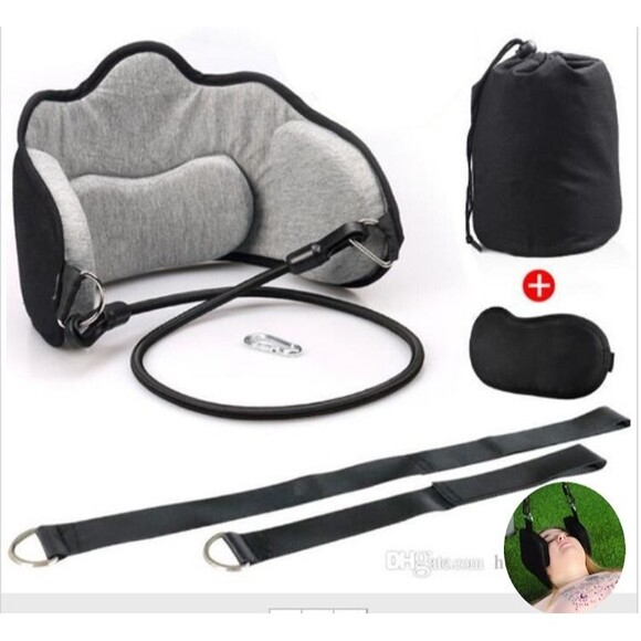 Cervical Neck Traction Device for Neck Pain Relief Neck Sling Hammock - Picture 2 of 12
